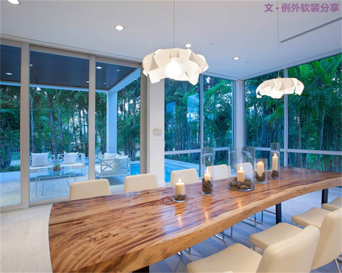 這些自家餐廳設計美得讓你窒息！-別墅設計,軟裝設計,室內設計,豪宅設計,深圳例外軟裝設計公司