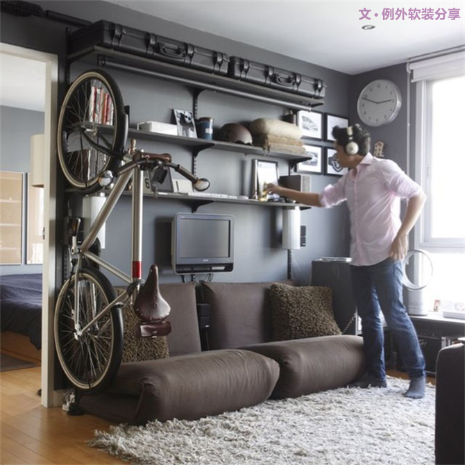 冬季不騎的自行車這么做，裝飾出行兩不誤-別墅設計,軟裝設計,室內設計,豪宅設計,深圳例外軟裝設計公司