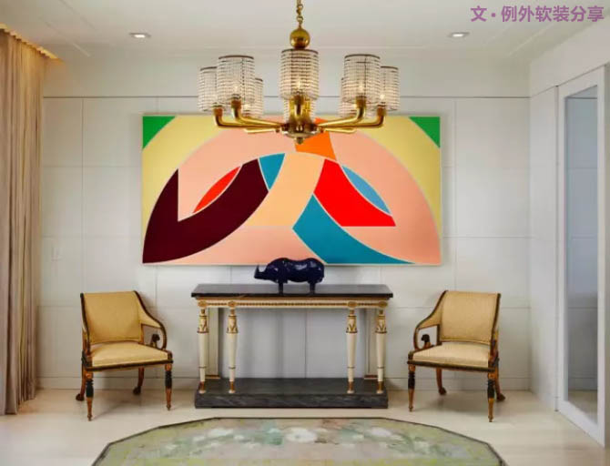 你的房子為什么土？因為少了一幅這樣的藝術畫-別墅設計,軟裝設計,室內設計,豪宅設計,深圳例外軟裝設計公司