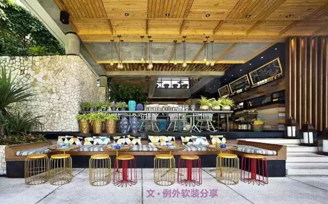 熱帶景觀生態餐廳，讓你未吃先醉-別墅設計,軟裝設計,室內設計,豪宅設計,深圳例外軟裝設計公司